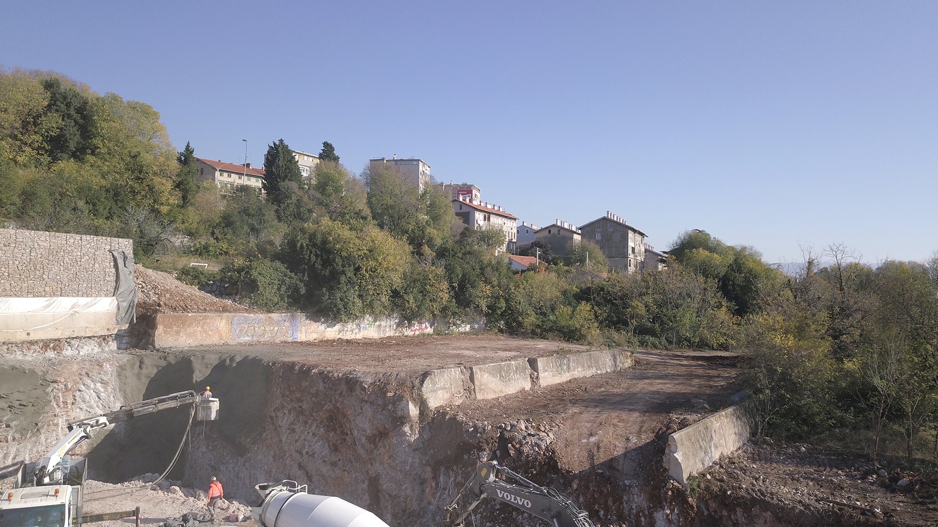 Izvođenje radova na zaštiti građevne jame Interspar - 10 - Octopus, Rijeka