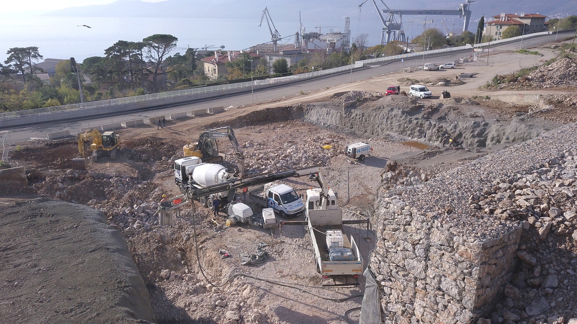 Izvođenje radova na zaštiti građevne jame Interspar - 8 - Octopus, Rijeka